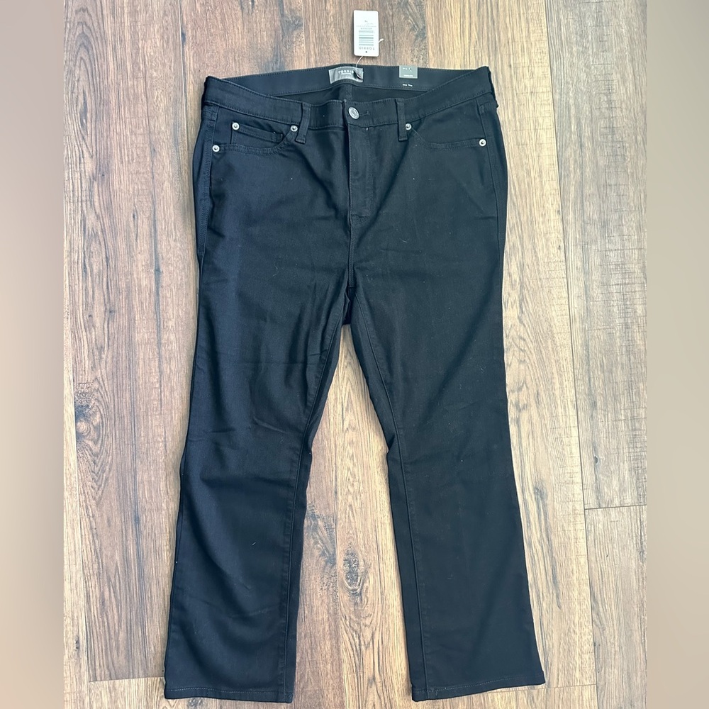 NWT Torrid Black Crop Sky High Kick Boot Super Soft High-Rise Jean Size 14